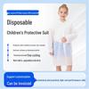 Детский одноразовый пылезащитный комбинезон - Легкий, дышащий защитный изоляционный халат для рисования и экспериментов.