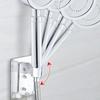 Strong Adhesive 90° Aluminum Wall Gel Mounted Shower Head Holder Adjustable Bathroom Acssories Stand Bracket