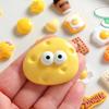 Сырная смоляная игрушка с большими глазами - Ручная работа, DIY-аксессуары: Магнит на холодильник, Пряжка для обуви, Аксессуар для волос