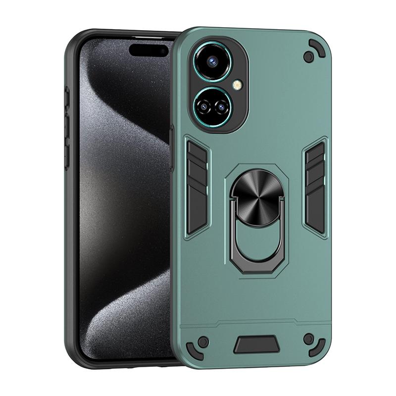 Armor Case For Tecno Camon 18P 19 NEO Camon 20 Camon 30 Pro Full Body Rugged Protective Car Magnetic Ring Stand Hard Phone Cover