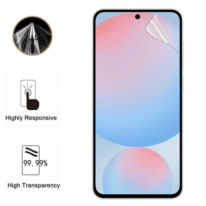 Защитная пленка - Phonillico - Samsung Galaxy S24 FE - Упаковка 2 шт. - Ультратонкая - Устойчивая к царапинам