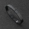 Luxury Stainless Steel Cross Carving Spanish Scripture Man Bracelets for Women Jewelry Couple Gifts