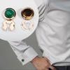 1PC Buttons Jewelry Elegant Shirt Sleeves Cuff Links Fashion Accessories Multiple Options Available