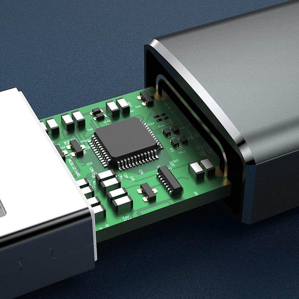 Aluminium Type C To USB Adapter Black USB Type C Adapter USB-C Male OTG Converter for Type-C Port