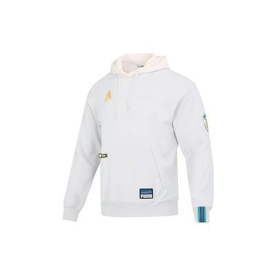 Puma Мужская толстовка с капюшоном Team Badge Серая 677377-72