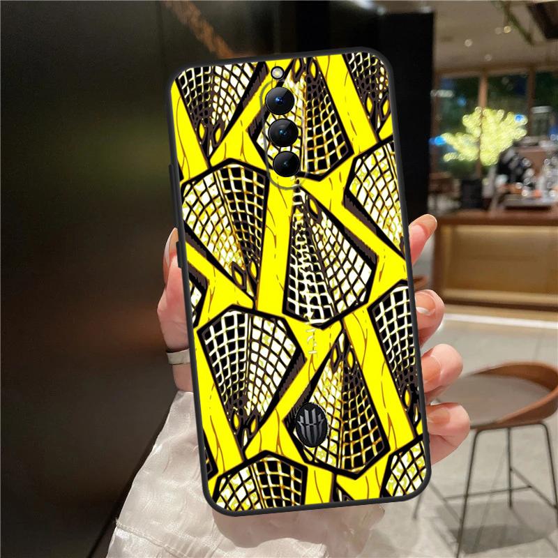 African Wax Pattern Fabric Case For Red Magic 9 8S 8 Pro Plus Cover For ZTE Nubia Red Magic 6S 7S 6 7 Pro 6R 5S 5G