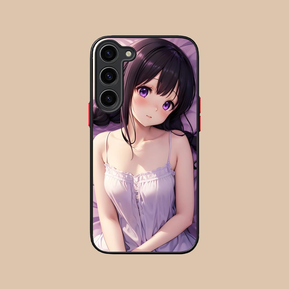 Hyouka Chitanda Silicone Mobile Phone Case for Samsung Galaxy S26 S25 S24 S23 S22 S21 Plus FE Ultra Colorful Cover
