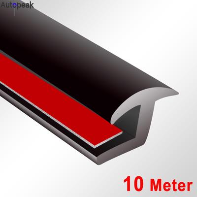 10 метров, расширители крыльев автомобиля, грузовика, кромочная отделка, резиновая уплотнительная прокладка, сварные Т-образные мягкие резиновые уплотнительные ленты для внедорожников