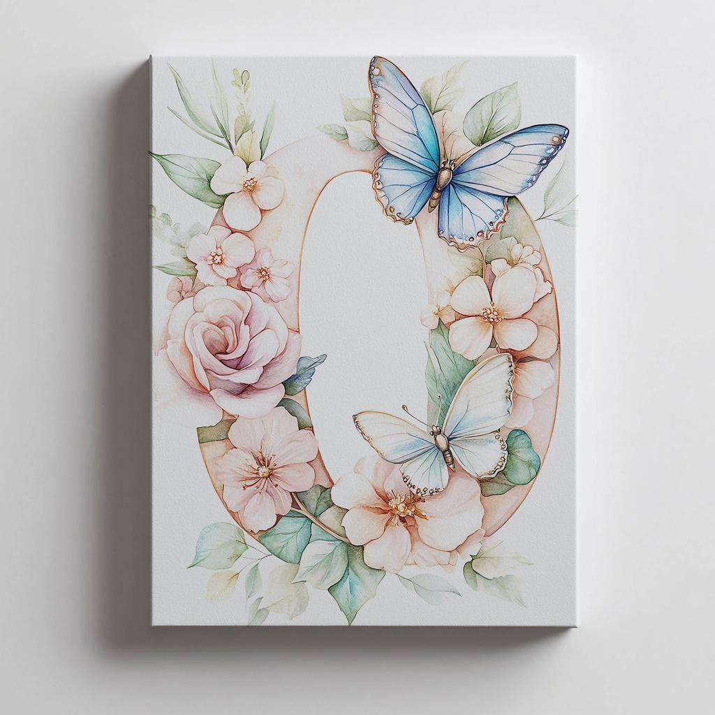 Okrągła Magia - Plakat Z Literą "O" Okrągła Magia - Plakat Z Literą "O", 30X40 Cm, Bez Ramy, Papier Matowy 230 Gsm