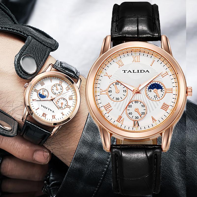 Men's Top Luxury Quartz Wristwatches Original Design Business Man's Watches Birthday Gifts for Husband,Family,Friend