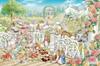EPOCH Jigsaw Puzzle Peter Afternoon Tea X 75 with and Score Ticket 1000-Piece Rabbit™ (50 Cm) 13-401s Glue, Spatula,