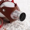 Silver 500ml Stainless Steel Travel Gourd Shape Water Bottle With Practical Carry Leather Strap Whiskeys Liquor Flask