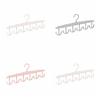 Portable Multi-Functional Hanger Multi-Hook Wave Hook Rotating Hanger Rotatable 12-Hook Closet Organizer Wardrobe Storage
