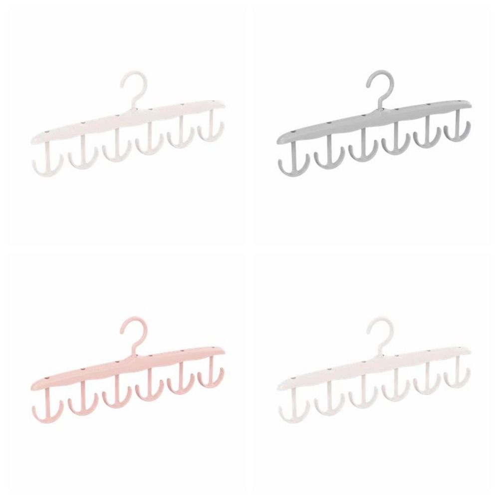 Portable Multi-Functional Hanger Multi-Hook Wave Hook Rotating Hanger Rotatable 12-Hook Closet Organizer Wardrobe Storage