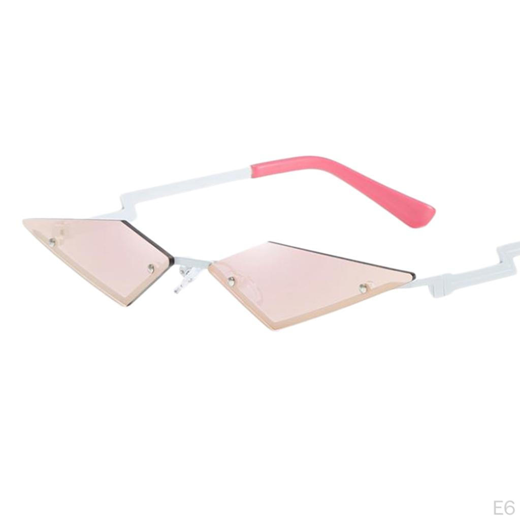 Женские модные очки UV400 без оправы для вечеринки