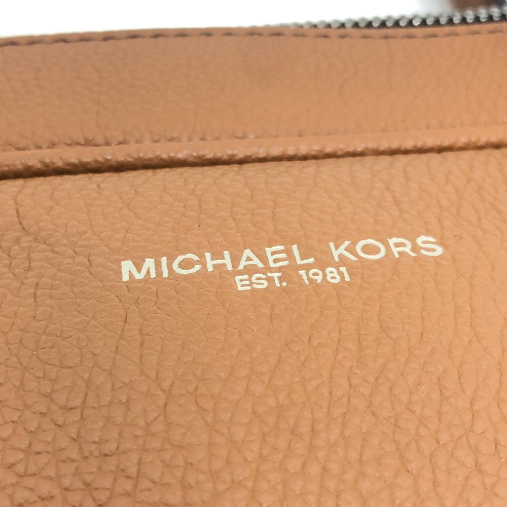 Michael Kors Сумка с логотипом 2WAY Портфель Сумка для документов Деловая сумка Кожаная Коричневая
