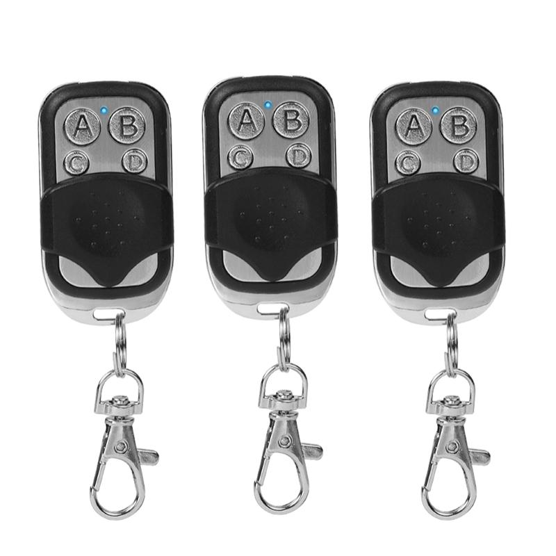 Умный клонирующий пульт дистанционного управления 433 МГц с обучением, 4-кнопочный беспроводной радиочастотный передатчик, копирование кода, удаленный дубликатор, брелок для гаражных ворот, электрический механизм открывания дверей