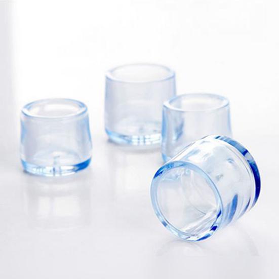 4 шт. прозрачная резиновая мебель, стол, стул, ножка, напольная крышка для ног, защитная крышка