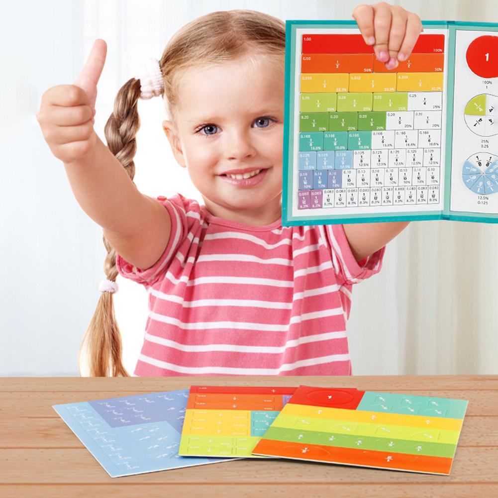 Магнитные радужная дробь плитки круги магнитная дробь обучающая математическая игрушка Великобритания