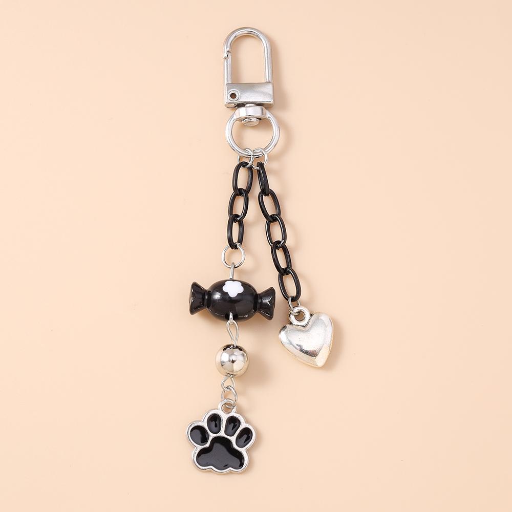 Cute Deer Elk Keychain Women Girls Key Ring Pendants for Handbag Decor DIY Handmade Key Chain Gift