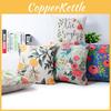 Exquisite Vivid Flower Floral Plants Linen Pillow Case For Decorative Cushion 18