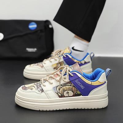 2025 осень и зима новая низкая посадка кеды персонализированная цветовая гамма студенческая платформа повседневная обувь модные мультяшные спортивные повседневные кеды