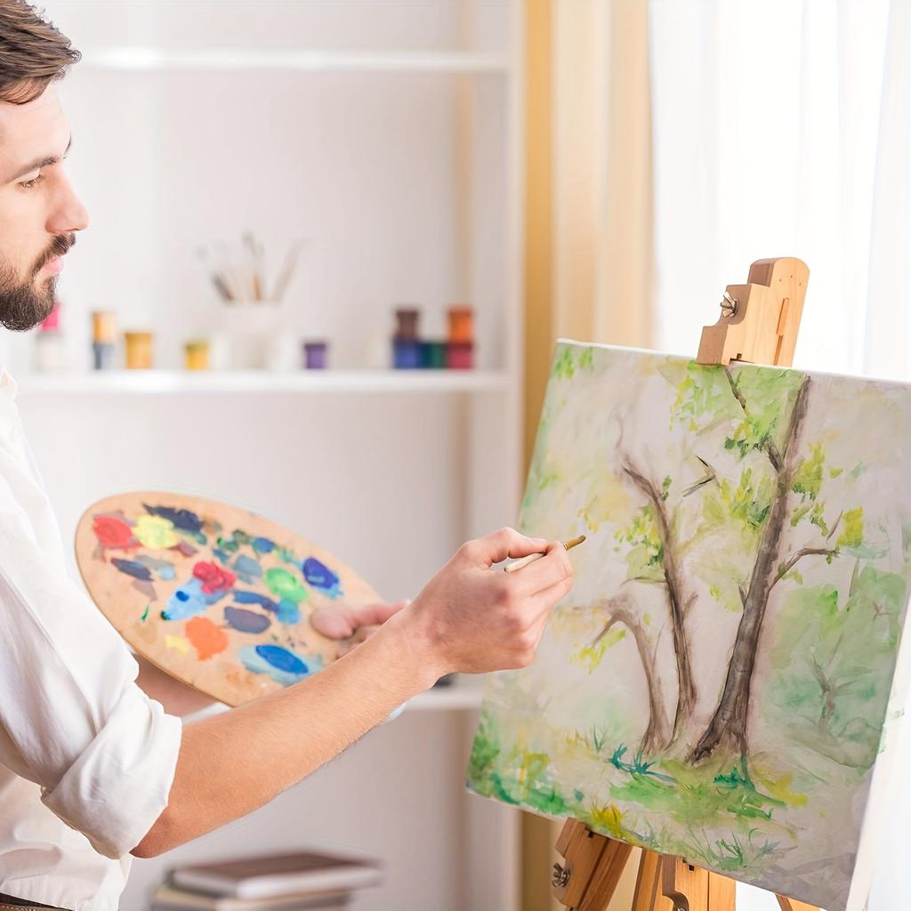 2 или 8 штук натянутых белых пустых холстов 10 x 10 дюймов, 100% хлопок, толщина 5/8 дюйма. Ультравыгодная упаковка для акриловых, масляных и других живописных материалов