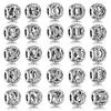 Copper 26 Letter A-Z Bead Jewelry Suitable For Original Bracelets Diy Women'S Charm Jewelry