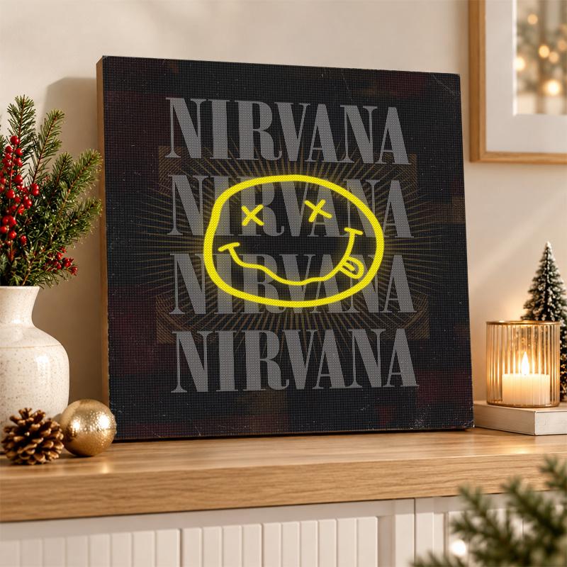 Nirvana Diamond Painting Kit 5D Full Drill DIY Diamond Mosaic Wall Art Home Decor