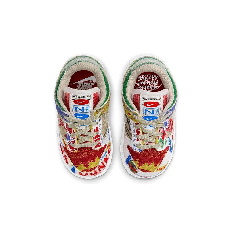 Nike Детские кроссовки Dunk Low SP TD City Market разноцветные DD3575-900