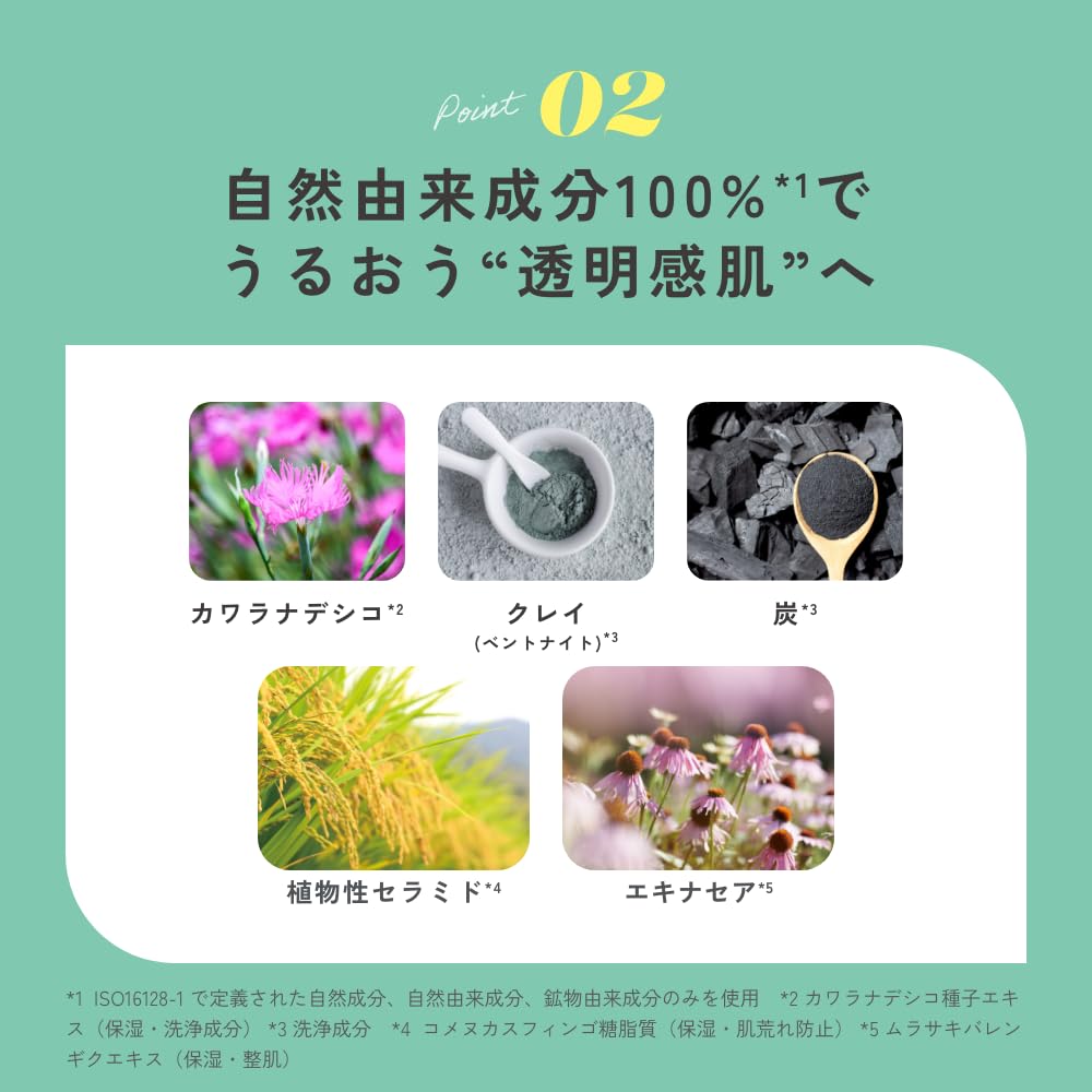 Chant a Charm Clear Clay Wash 100g Facial Cleansing Cream, No-Foam Cleanser, Clay, for Dullness and