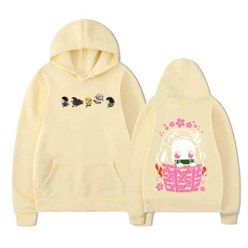 Японский Музан Мужской Худи Харадзюку Уличная Футболка Пуловер Мода Женская Одежда Мода Осенне-Зимняя Одежда