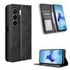 For Itel Power 55 5G Leather Case Wallet Stand Retro Texture Phone Cover