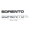 Для Kia Sportage Rio Soul Optima Ceed Forte Picanto 3D ABS SORENTO CERATO Значок с буквой Наклейка на заднюю часть автомобиля Декорация багажника