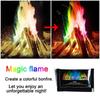 10pc Changing Flame Powder Decorative Magical Fire Flame Powder Fireplaces Festival Fire Camping Bonfires Party Supplies