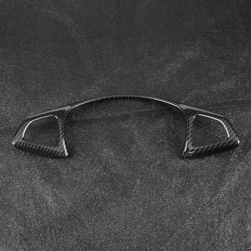 Углеродное волокно в стиле автомобиля, рамка рулевого колеса, накладка, украшение для Mercedes-Benz CE GLC Class W205 W213 X253