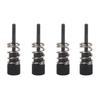 4pcs Aluminum M3 Installation Screws for CPU Water Cooling Block for Intel 1150 1151 1155 Black