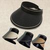 Elegant Brim Wide Sun Hat Women Featuring Foldable Design Outdoor Sunscreen Hat