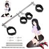 BDSM Bondage Set Stainless Steel Extend Spreader Bar Sex Slave Handcuffs Ankle Cuffs Fetish Restraints Adult Sex Toys for
