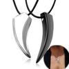 Lover's Gift Mens Pendant Stainless Steel Men's Stylish Titanium Wolf Tooth Jewelry Necklace