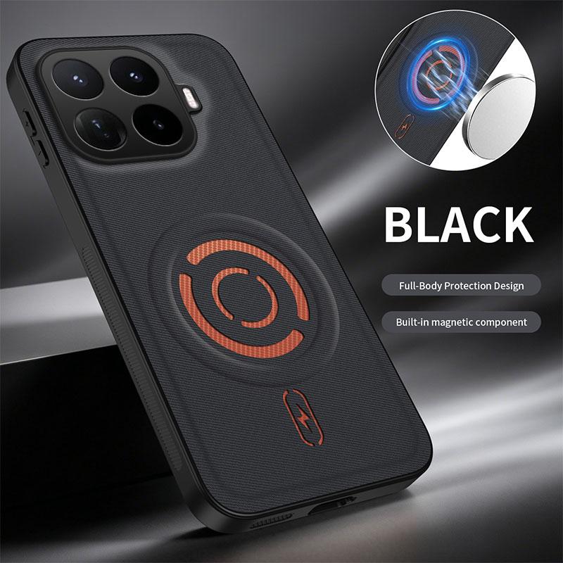 Чехол для Xiaomi 17T со встроенным магнитом, обложка из ПУ-кожи, противоударный, для Magsafe