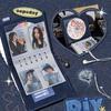 American Style Embroidery Demin Photocard Album M5 Mini Photo Album 3 Inch Kpop Photo Cards Collection Book Card Binder New 2025