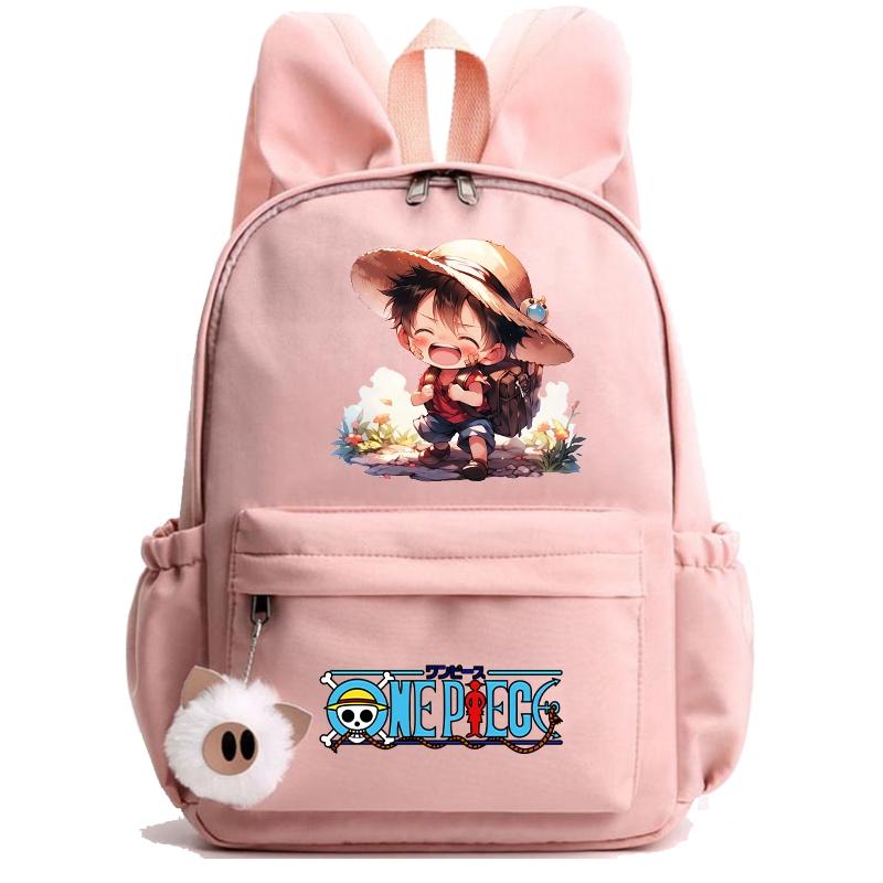 Anime One Piece Backpack Teenager Girl Boy Backpack Schoolbag Back To School Bookbag Men Women Leisure Travel Bag Daily Bag