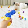 Interactive Launch Training Cat Toys Creative Kittens Mini Pompoms Games Stretch Plush Ball Toys Cat Supplies Pet