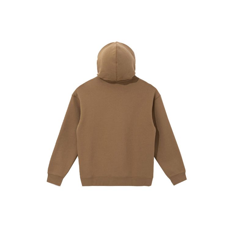 New Era Свитшот унисекс FW21 однотонный базовый с вышивкой Коричневый 12866582
