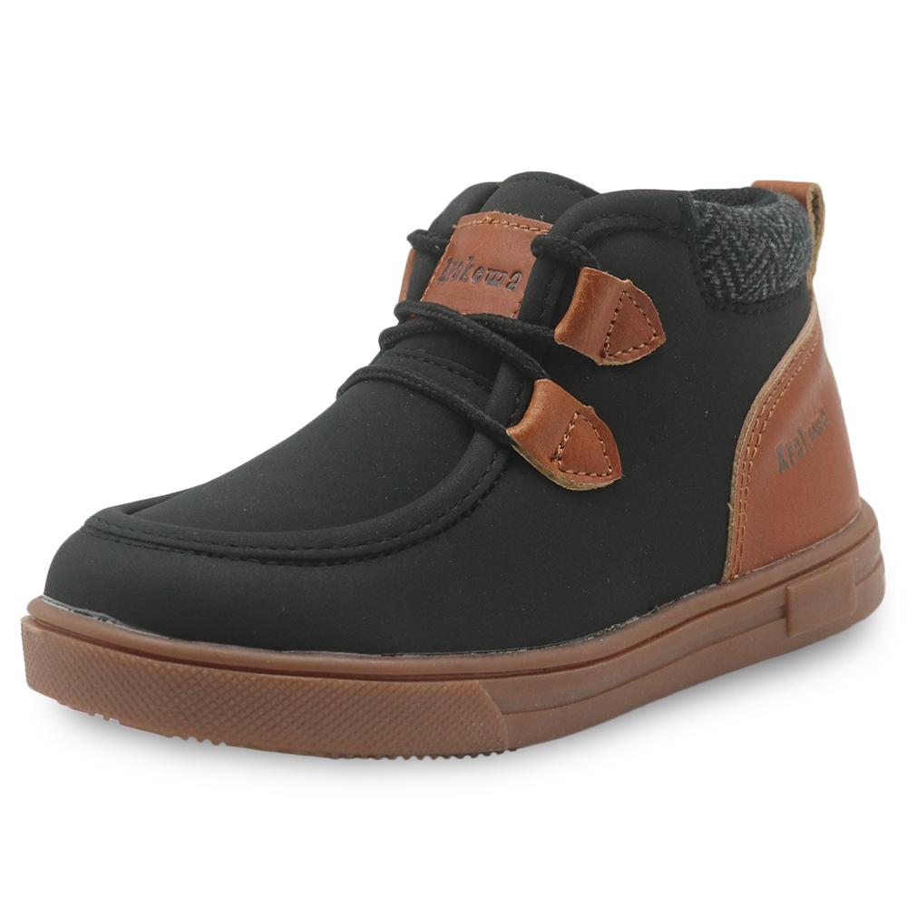 Новая обувь для мальчиков, повседневная обувь из искусственной кожи, британские ботинки martin, детская обувь