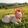 Animal Shaped Cat Elizabeth Collar Adjustable Cat Recovery Collar Cat Cone Collar  Anti-Scratching
