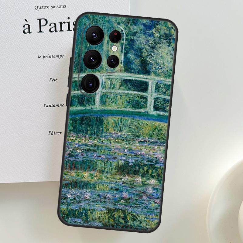 Масляная живопись Моне Чехол для Samsung Galaxy S26 Ultra S25 S24 S23 S21 S22 Ultra S10 S20 Plus S25 FE Чехол для телефона