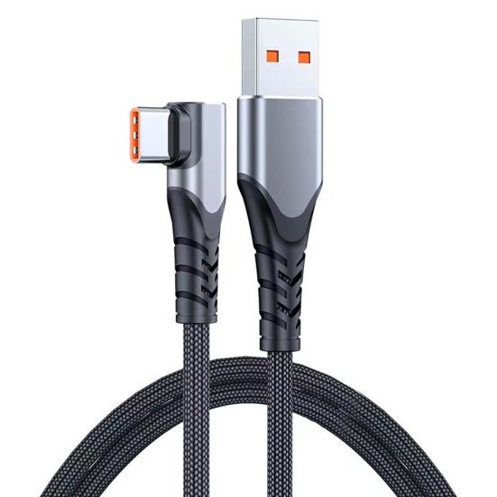 Кабель для передачи данных, быстрая конструкция, 6 А, высокоскоростная зарядка, передача данных, встроенный чип, зарядка типа C