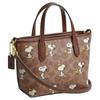 Coach CBS83-IMY3O X Peanuts City Mini Tote Bag Snoopy Print